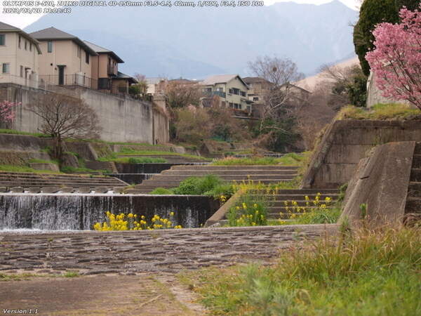 春木川(別府市) 石田橋付近