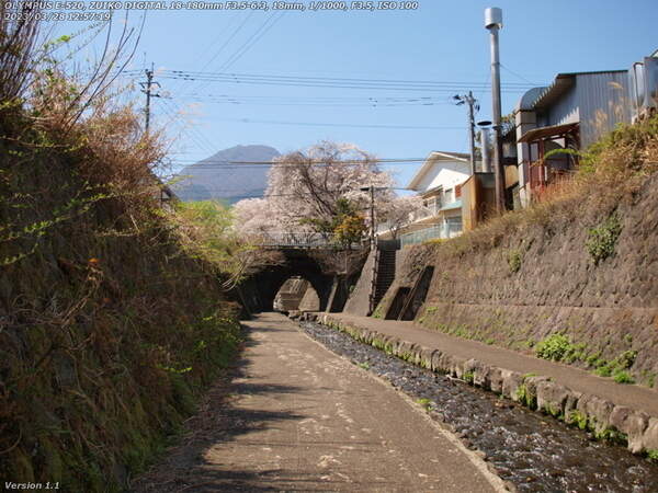 板地川(別府市) 山の手交番の近く