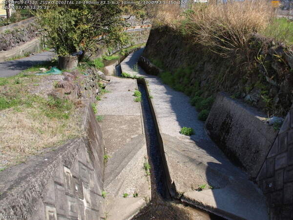 南立石板地町(別府市) 板地川
