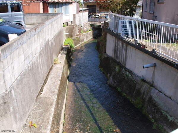 南立石生目町(別府市) 板地川