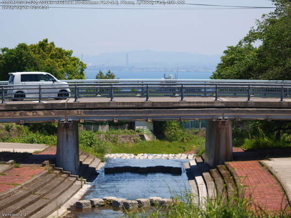 境川(別府市) 大学橋