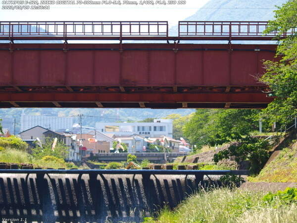 境川(別府市) 境川橋梁(日豊本線)