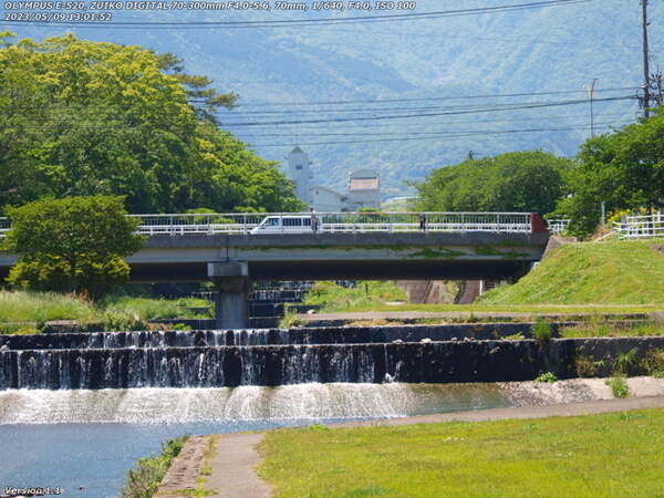 境川(別府市) 石垣幸橋(幸通り)