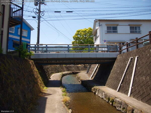 板地川(別府市) 1本目の橋