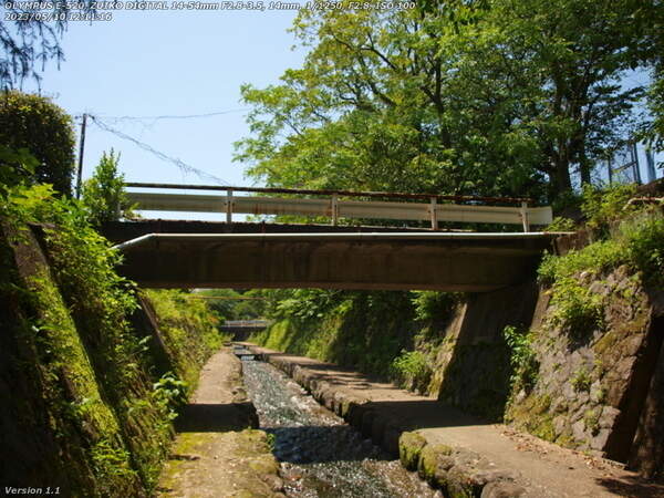 板地川(別府市) 5本目の橋(名前は不明)
