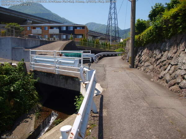 南立石板地町(別府市) 16本目の名前のわからない橋