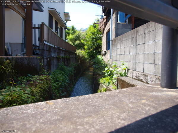 南立石生目町(別府市) 板地川