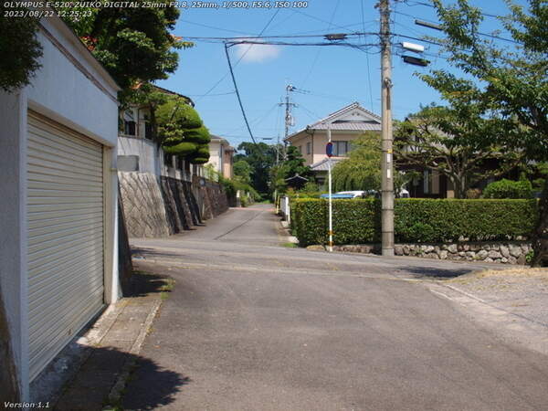 南立石生目町(別府市) 境川へ向かう