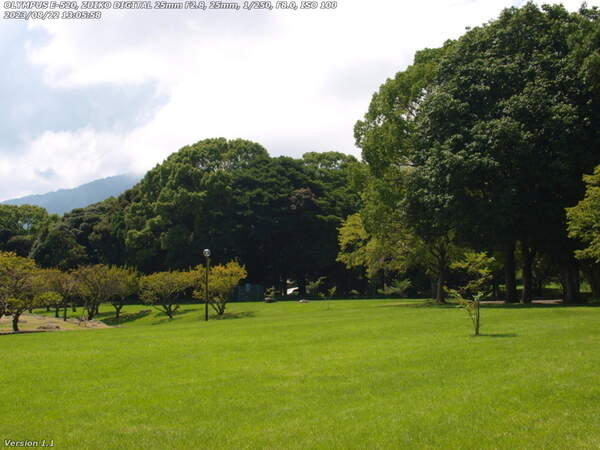南立石公園(別府市) 夏の終わりの南立石公園