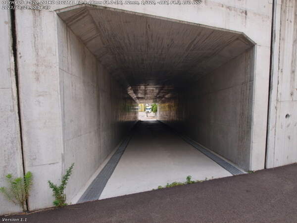 南立石二区(別府市) 52号線の下の歩行者用通路