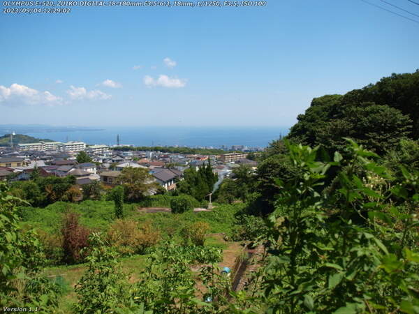 南立石生目町(別府市) 碧の時間の横を流れる名前不明の川(南立石川か堀田川と思われる)