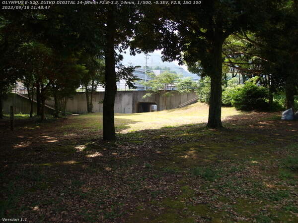 南立石公園(別府市) 52号線の下の歩行者用通路