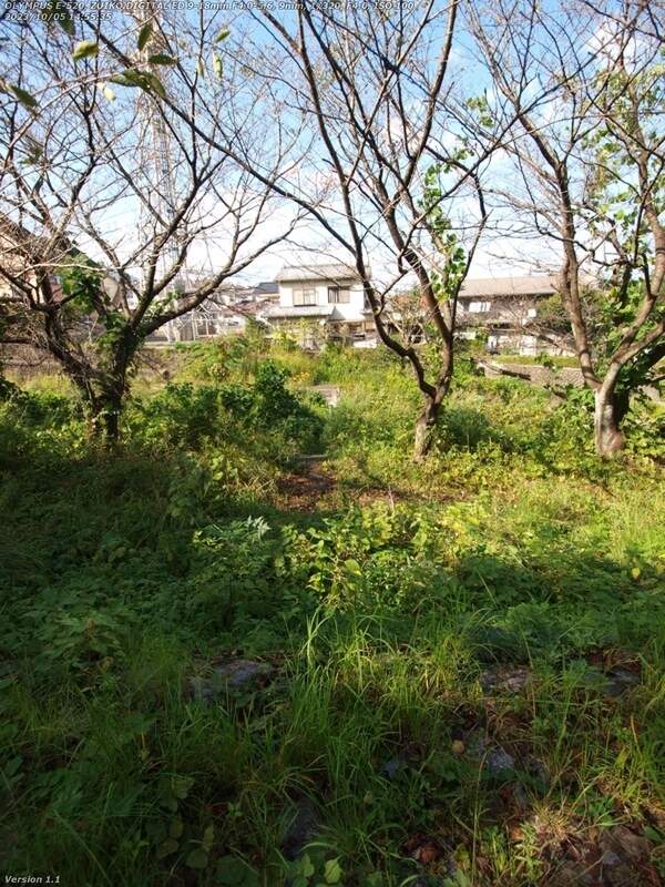 南立石二区(別府市) 南立石公園の手前の河川敷広場への階段