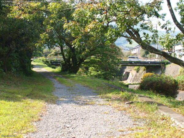 南立石二区(別府市) 西別府橋が見えてきた