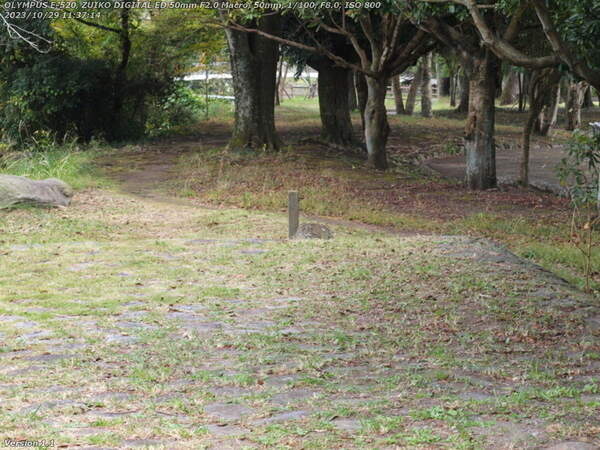 南立石二区(別府市) 南立石公園の出入り口