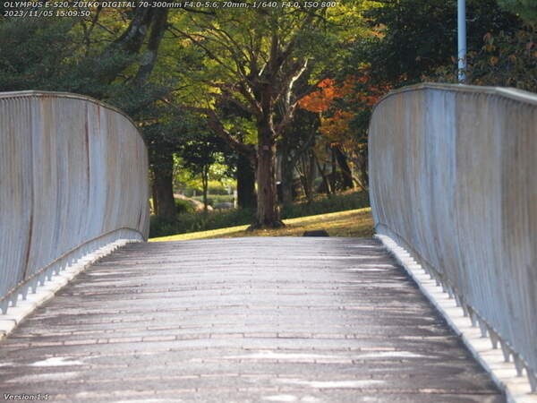 境川(別府市) イナコスの橋を渡って南立石公園へ