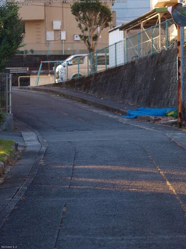 南立石板地町(別府市) 小学生時代の通学路