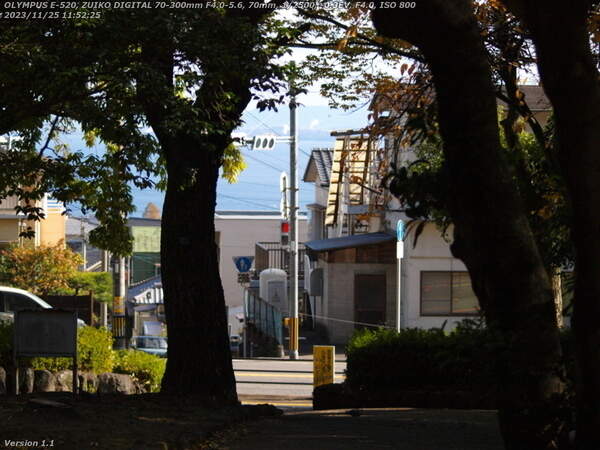 南立石公園(別府市) 鉄輪線の信号機