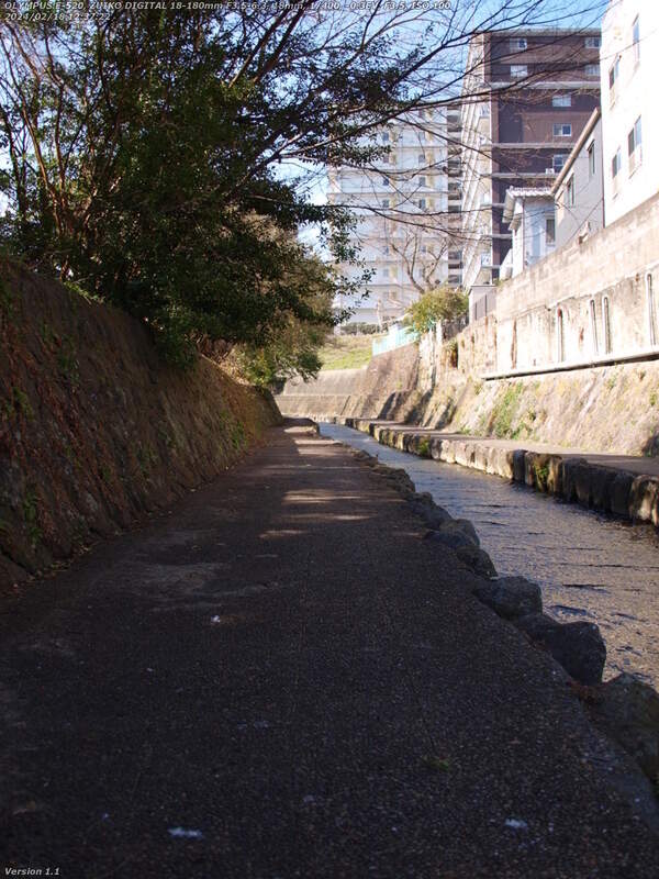 板地川(別府市) 上流を目指す