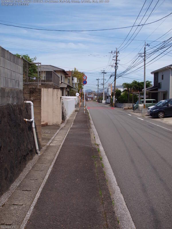 南立石生目町(別府市) 生目町内を西別府橋目指して歩く