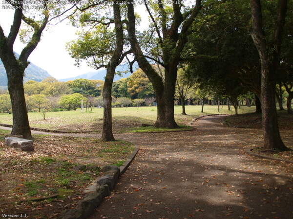 南立石公園(別府市) 南立石公園内を上流へ