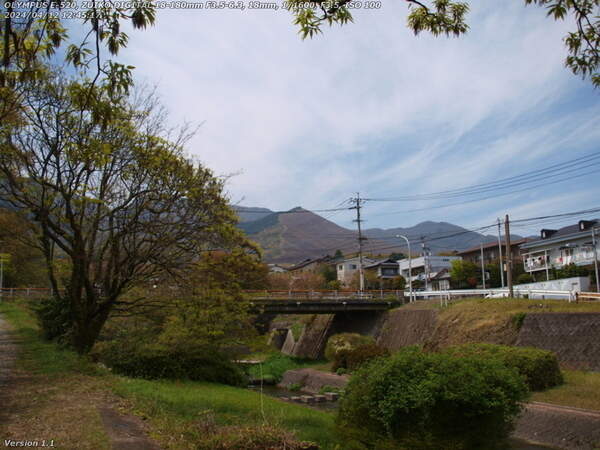 南立石二区(別府市) 野焼き後の扇山