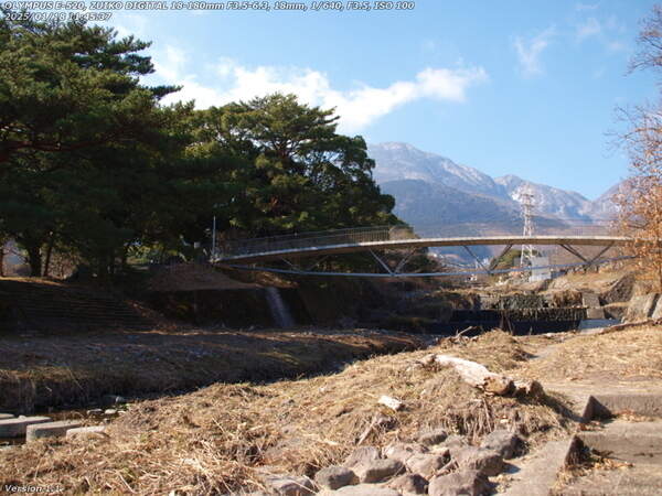 境川(別府市) イナコスの橋