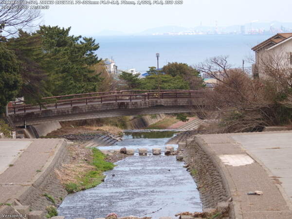 境川(別府市) であい橋
