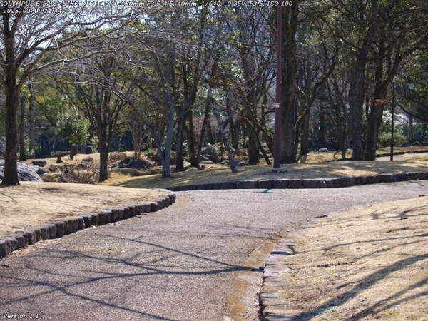 南立石公園(別府市) 南立石公園を南東へ進む