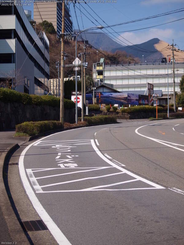 南立石一区(別府市) 52号線を上る