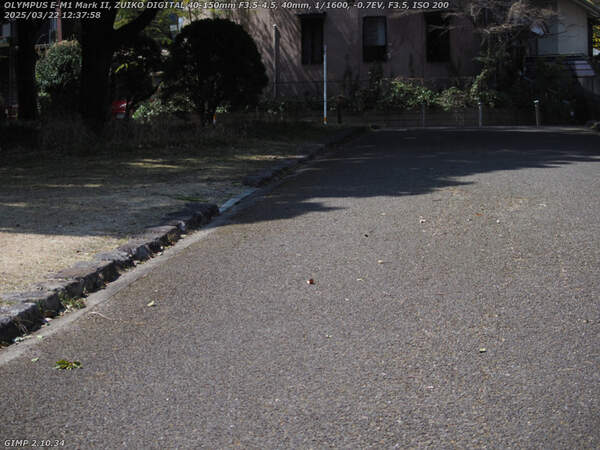 南立石公園(別府市) 西側の出口へ向かう