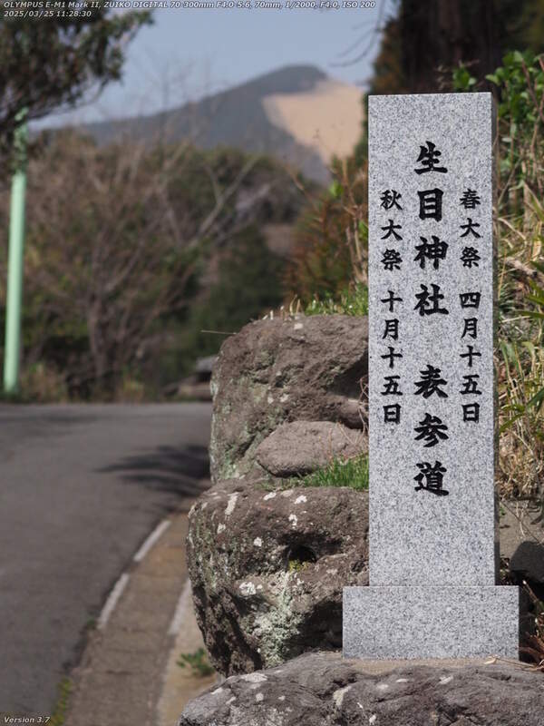 南立石生目町(別府市) 生目神社へ向かう