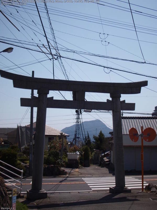 南立石生目町(別府市) 生目神社の一の鳥居
