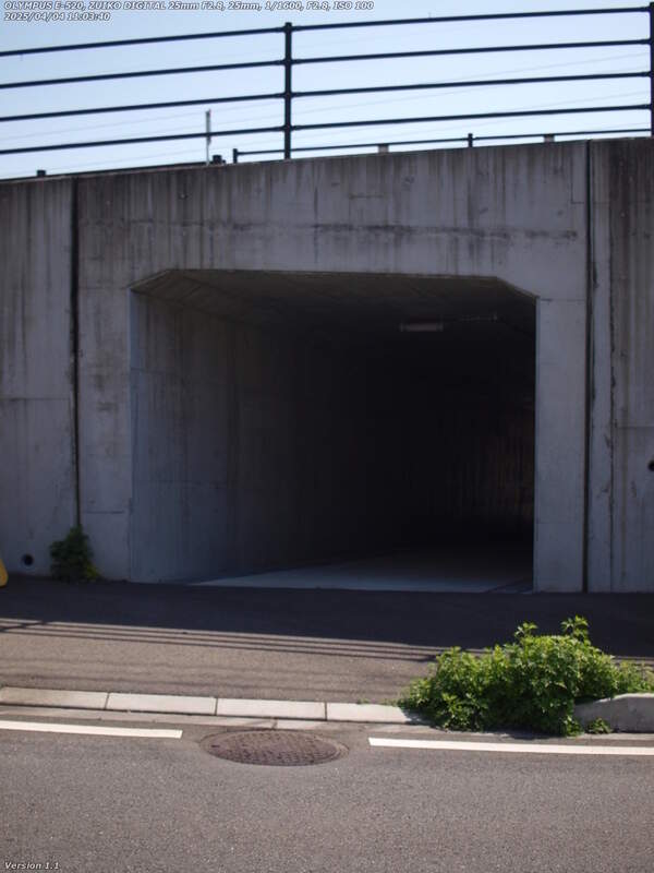 南立石生目町(別府市) 52号線(新道)の下の歩行者用通路