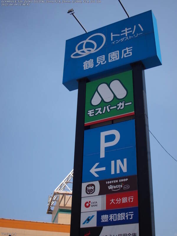 52号線(別府市) トキハインダストリー鶴見園店へやってきた