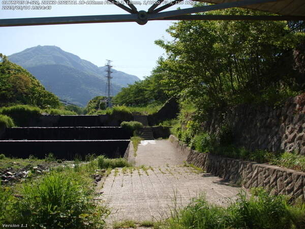 境川(別府市) イナコスの橋をくぐる