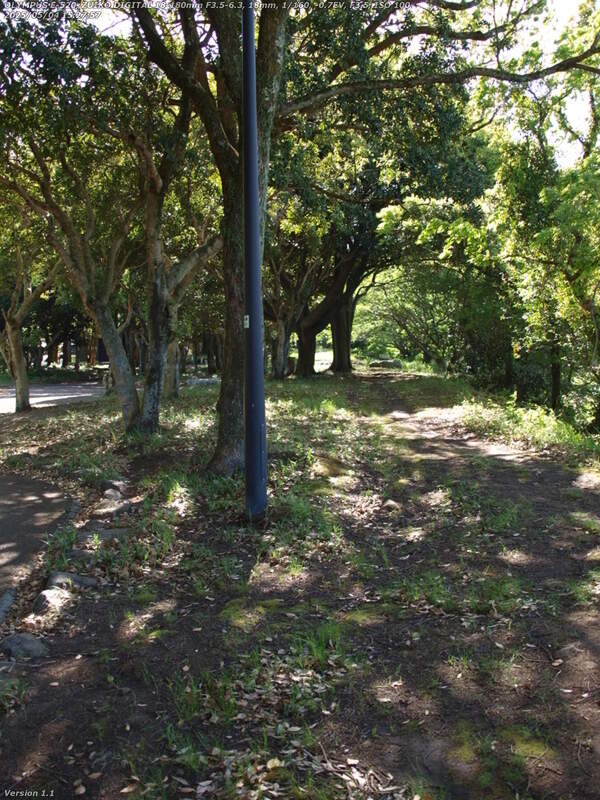 南立石公園(別府市) 南立石公園を境川沿いに上流へ