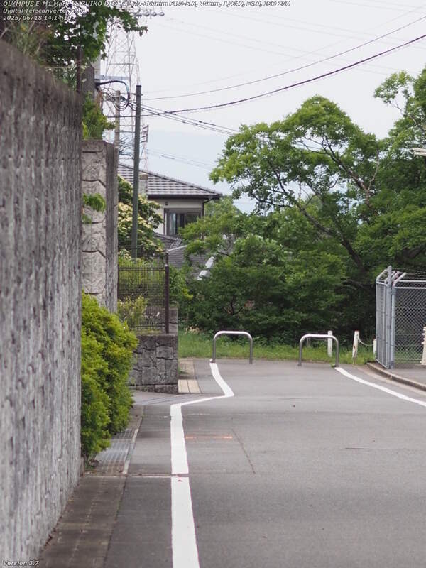 南立石二区(別府市) 西別府団地の下の道を境川目指して歩く