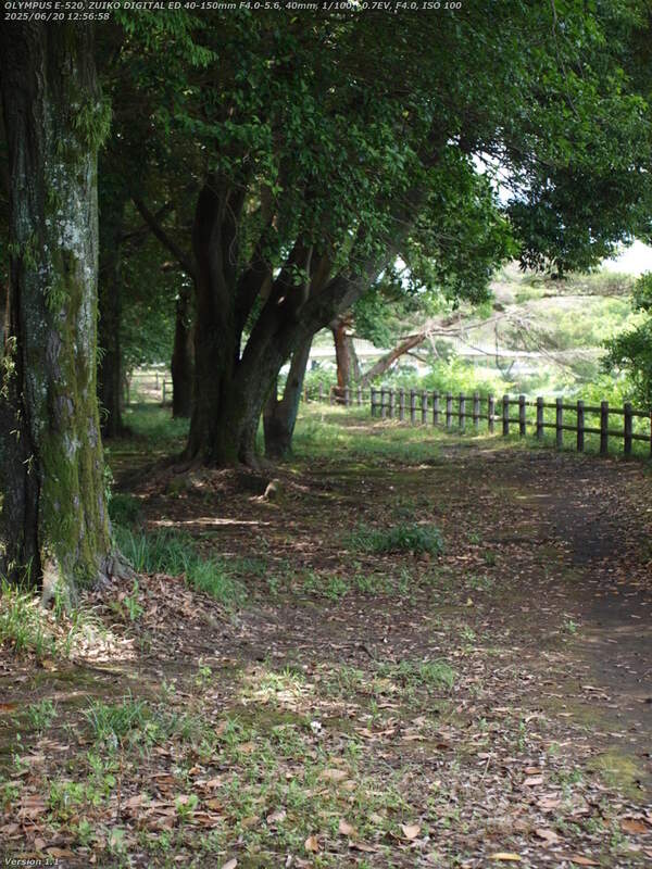 南立石公園(別府市) 境川沿いに上流へ
