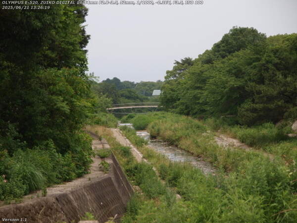 境川(別府市) イナコスの橋