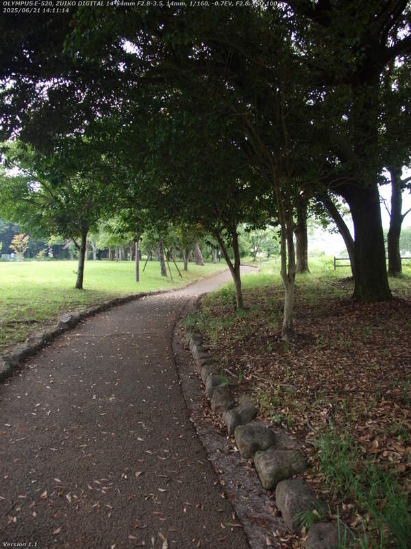 南立石公園(別府市) 南立石公園を境川沿いに上流へ進む