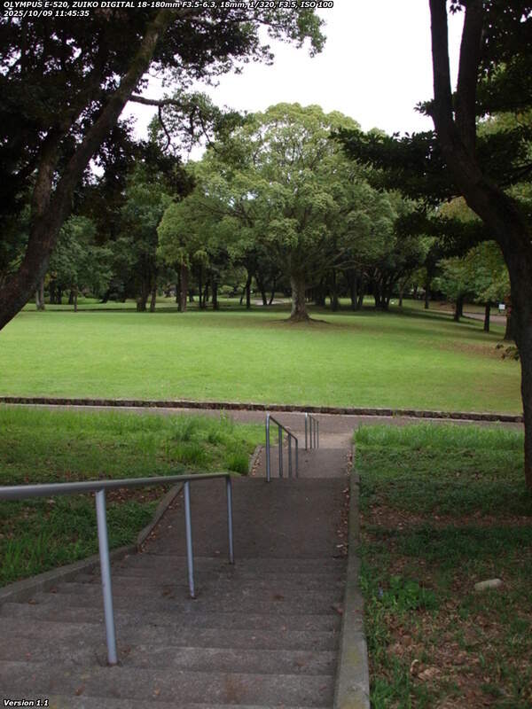 南立石公園町(別府市) 南立石公園町の住宅地から南立石公園へ