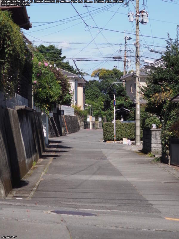 南立石生目町(別府市) 生目町を境川方面へ進む