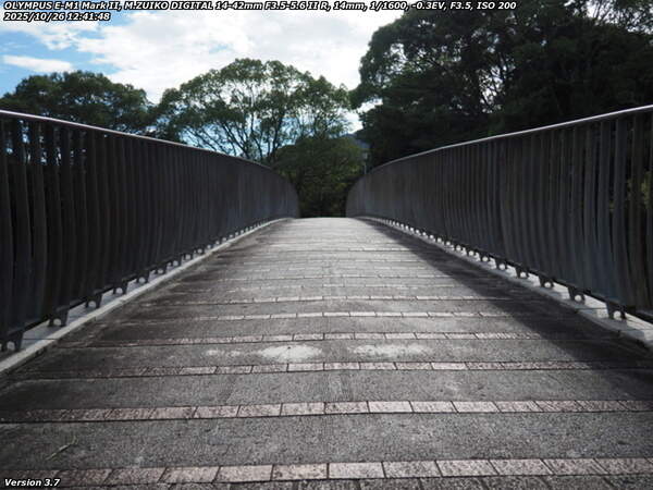 境川(別府市) イナコスの橋を渡って南立石公園へ