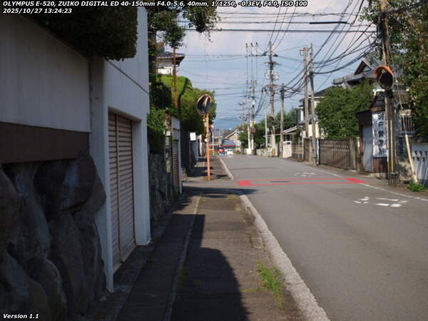 南立石生目町(別府市) 生目町の住宅地を境川へ方面へ歩く