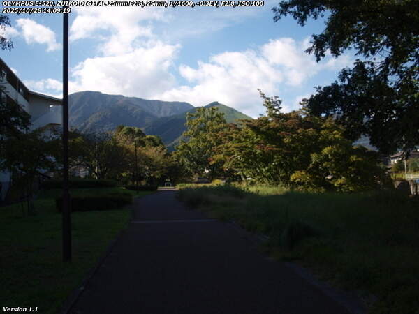 南立石公園町(別府市) 西別府橋と扇山