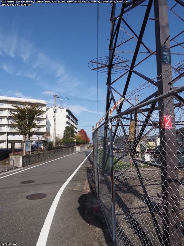 南立石公園町(別府市) 西別府団地の下の道で境川へ