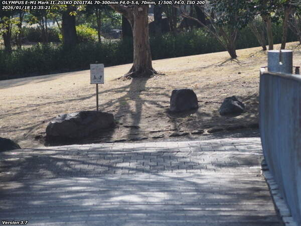 境川(別府市) イナコスの橋を渡って南立石公園へ