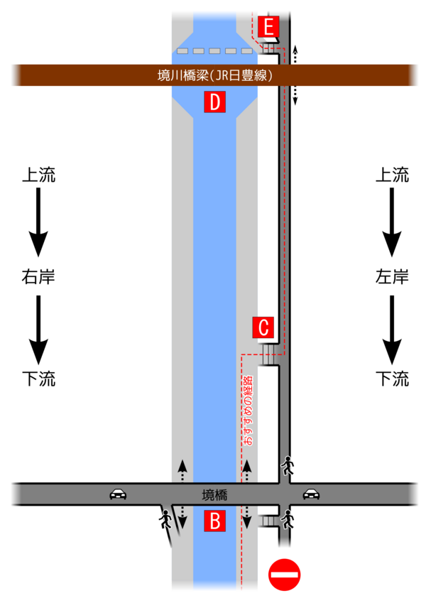 02. 境橋から境川橋梁(JR日豊線)まで