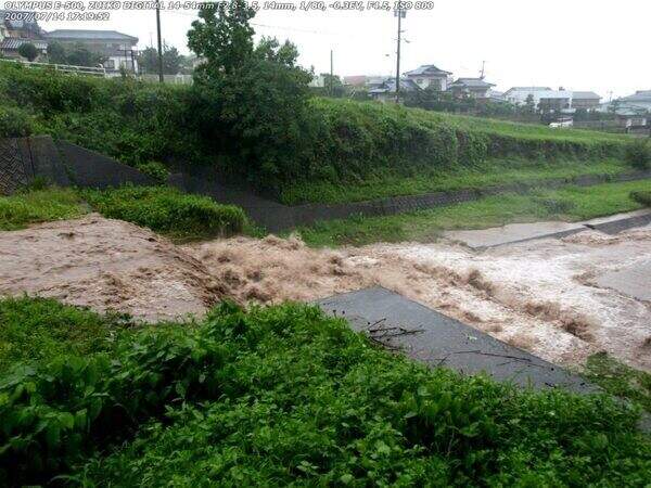 境川(別府市) 2007年07月